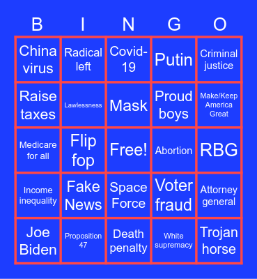 VP BINGO Card