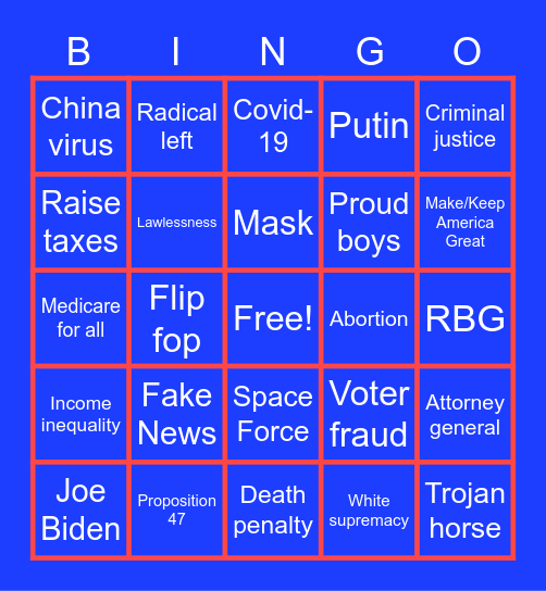VP BINGO Card