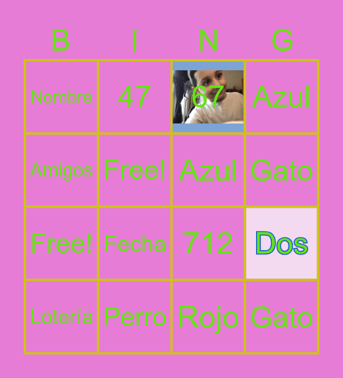 Doggos bingo Card