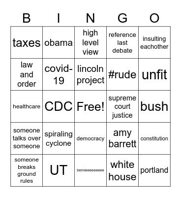 umbrella2 Bingo Card