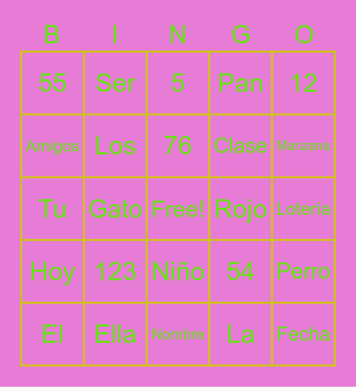 Doggos bingo Card