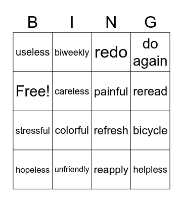 The one where we played bing(o) Bingo Card