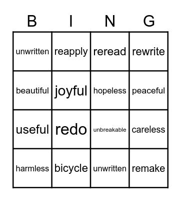 The one where we played bing(o) Bingo Card