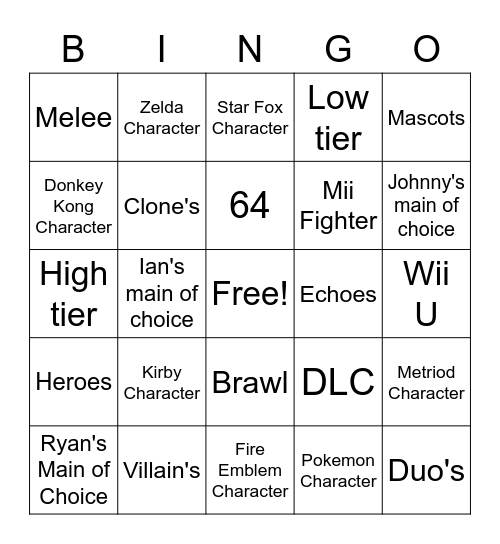 Win as Bingo Card