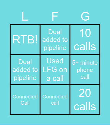 POWER HOUR Bingo Card