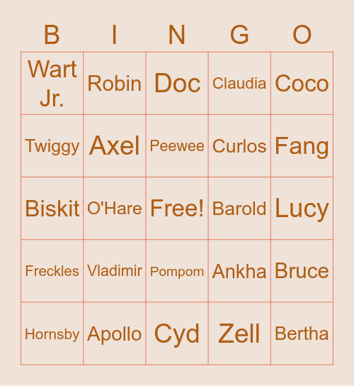 Jerrrs' Animal Crossing Bingo Card