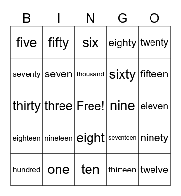 Alphabet Bingo Card