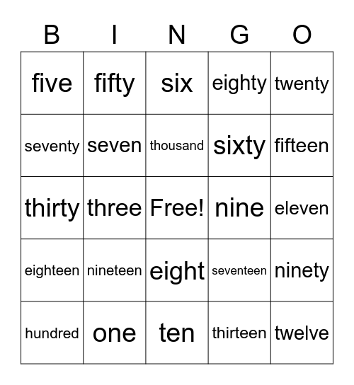 Alphabet Bingo Card