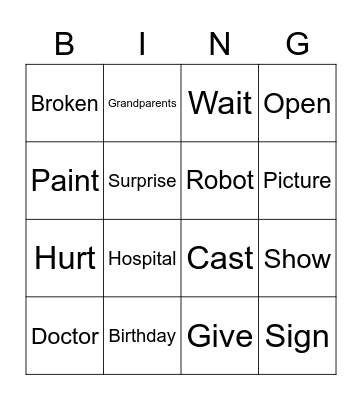 Seedbed 2 Bingo Card