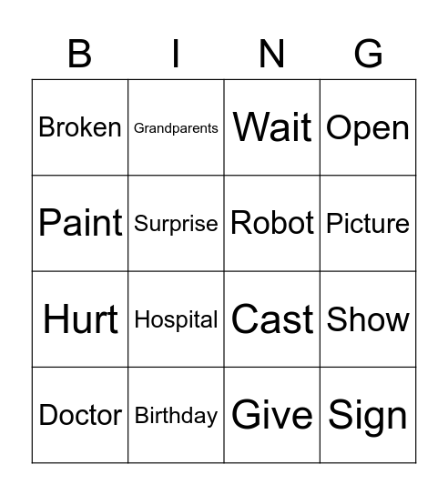 Seedbed 2 Bingo Card