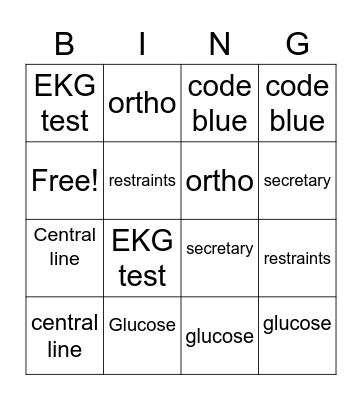 ED SKills 2020 Bingo Card