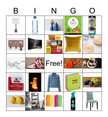 Fall Bingo Card