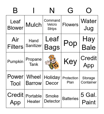 CAM & Friends Bingo Card