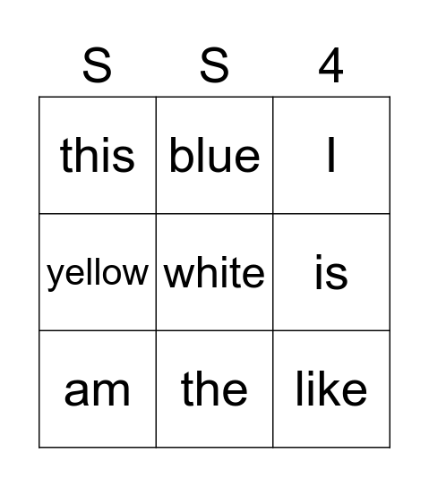 Unit 6 Lesson 5 and 6 Bingo Card