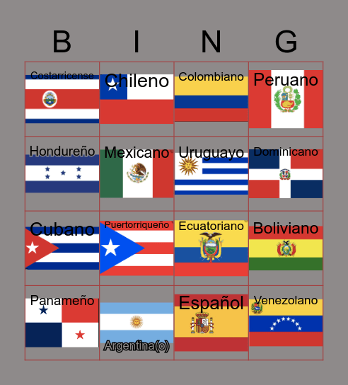 nationalities-of-all-the-latino-american-countries-bingo-card