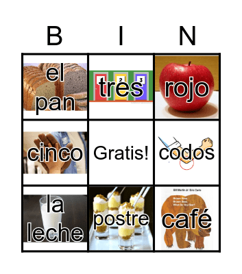 Grades 3-5 general terms Bingo Card