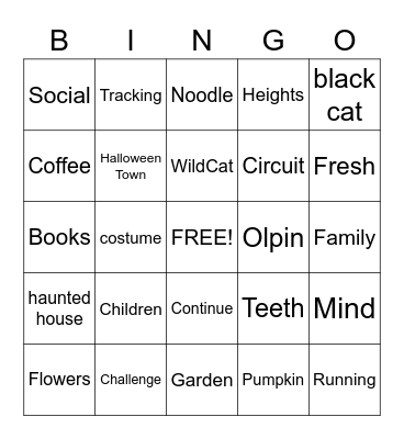 QR Code Bingo Card