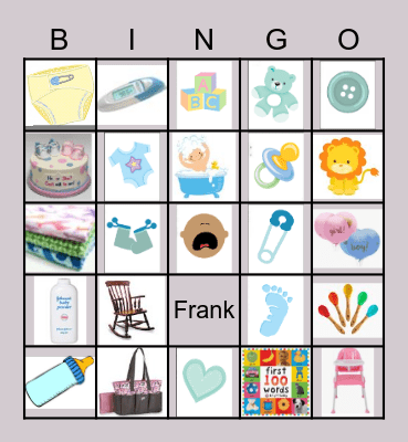 BABY PAXTON BINGO Card