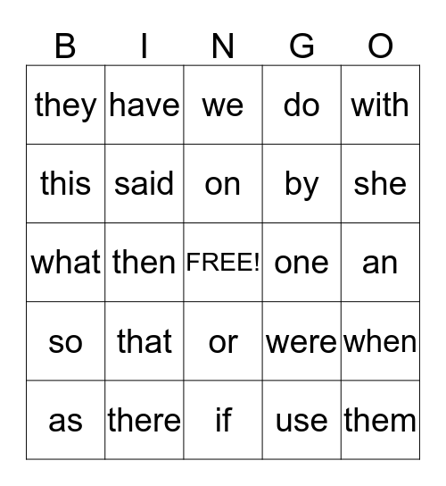 Ryan and Juliet's Bingo Card