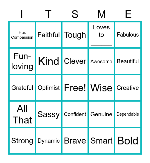 LADIES NIGHT IN Bingo Card