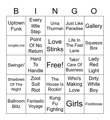 Super Round Bingo Card