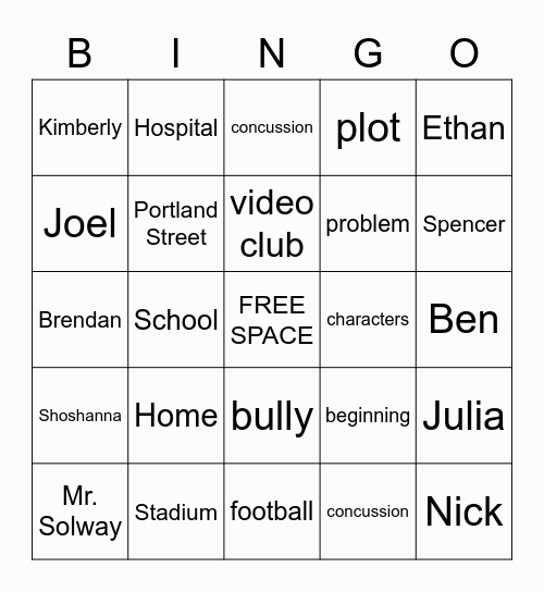 RESTART Bingo Card