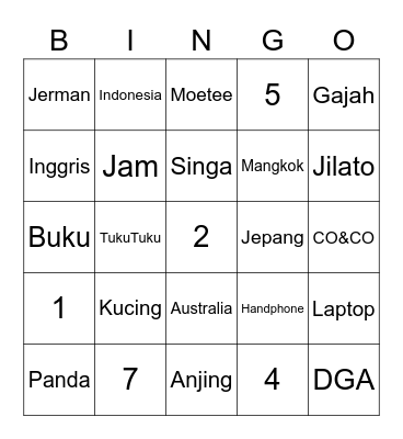 aIthaira's Bingo Card