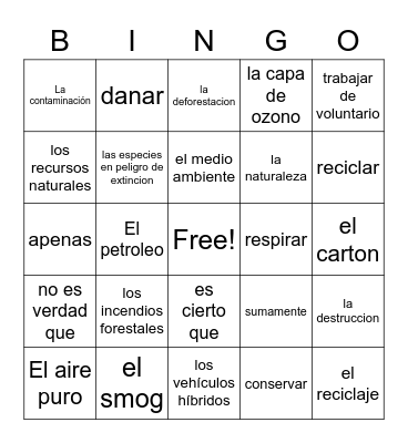 8.1 Bango Bingo Card