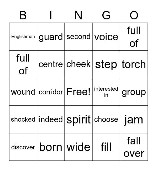 More 2 Unit 3_2 Bingo Card