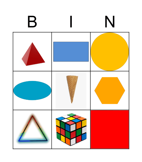 Shapes Bingo! Bingo Card
