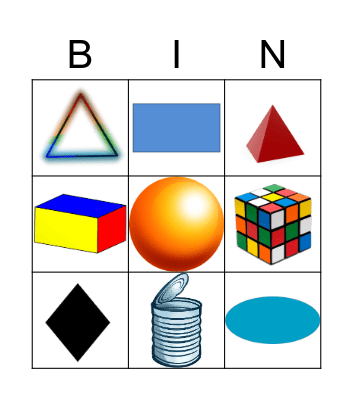 Shapes Bingo! Bingo Card