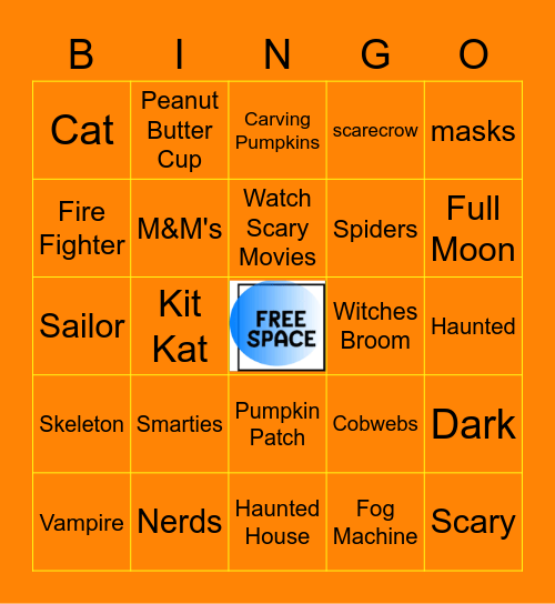 HAPPY HALLOWEEN Bingo Card