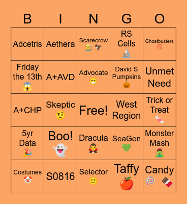 🧟‍♂️ Fall Celebration Bingo 🎃 Bingo Card