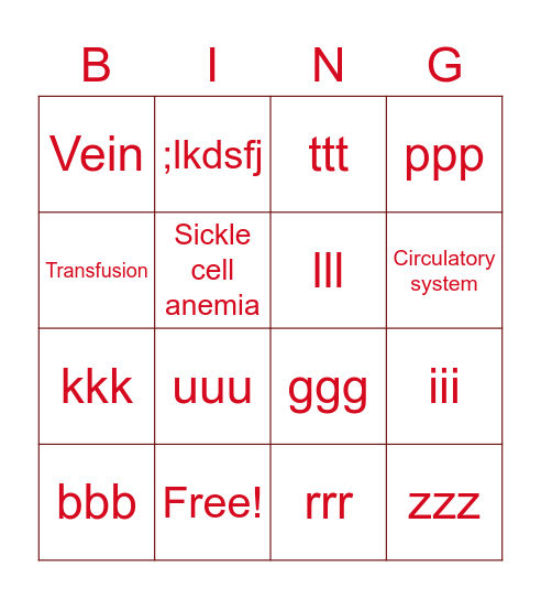 HALLOWEEN Bingo Card