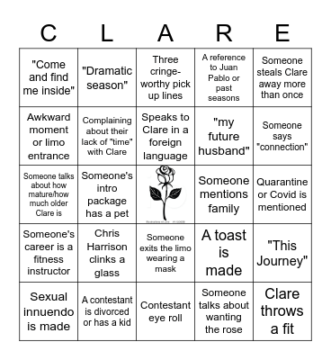 The Most Dramatic Bingo Game Ever Bingo Card