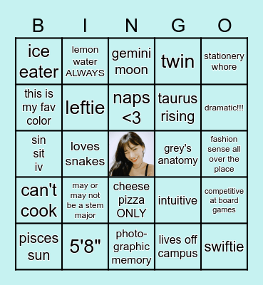 I Y L A Bingo Card