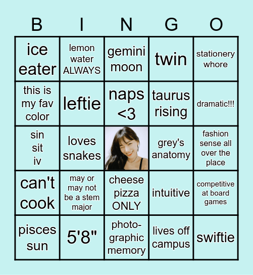 I Y L A Bingo Card