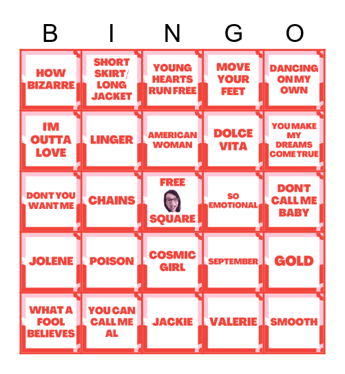🎈 Dilsday Musical Bingo 🎈 Bingo Card
