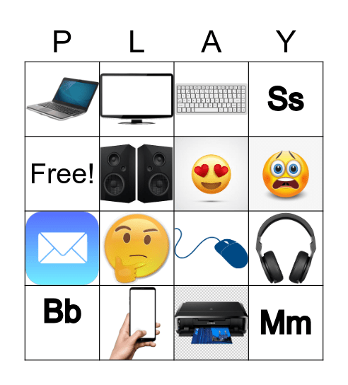 Technology Bingo Card