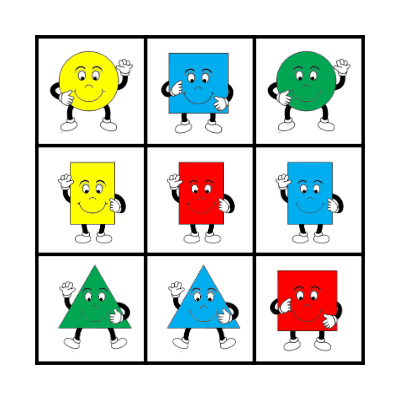 GEOMETRIJSKI LIKOVI Bingo Card