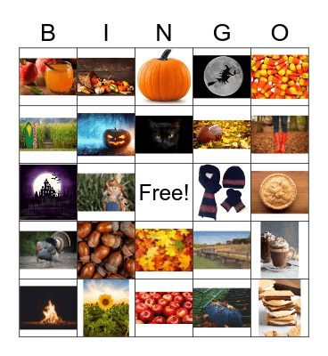 Fall Bingo! Bingo Card