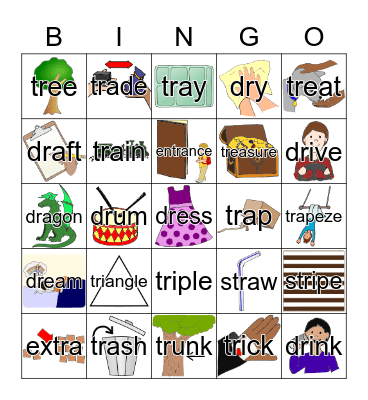 Dr & Tr Blends Bingo Card