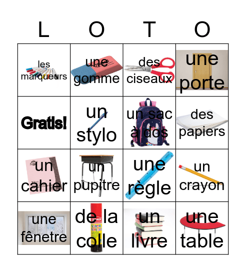 Dans la classe Bingo Card