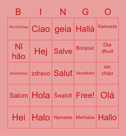 IBA BINGO! Bingo Card