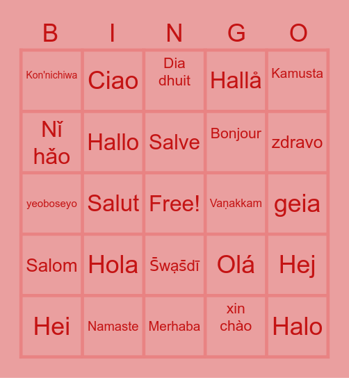 IBA BINGO! Bingo Card