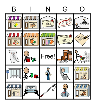 October Unique Vocabulary Bingo Card
