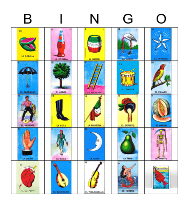 CWU Loteria Bingo Card