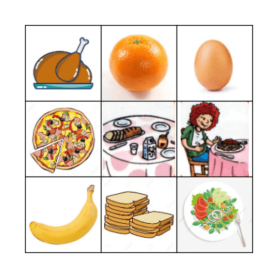 Food! Bingo Card