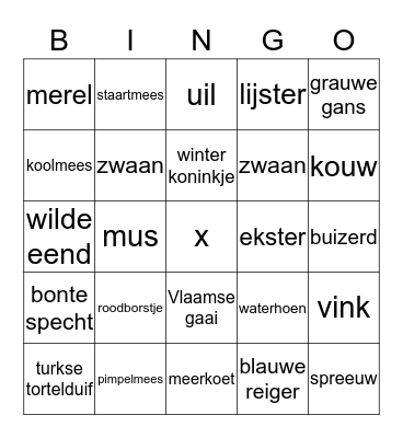 Wintergasten Bingo Card
