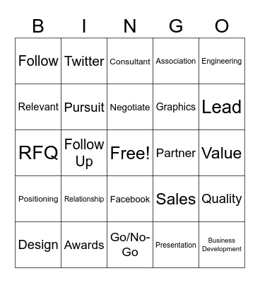 BD BINGO Card